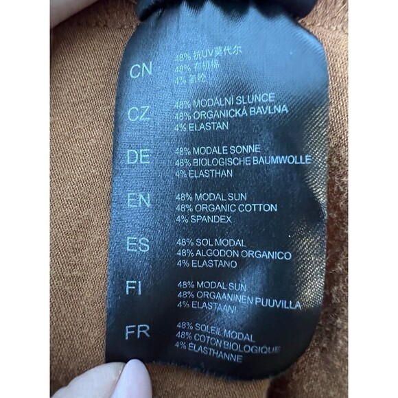 Kuhl Dress Faux Wrap Modal Organic Cotton Blend  Long Sleeve Dot Print Size L - Picture 11 of 12